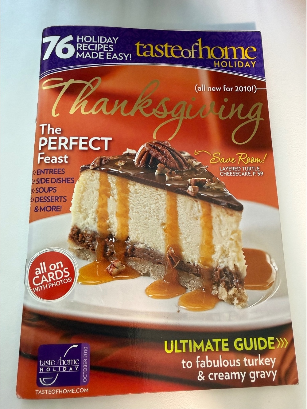 Taste of Home Holiday Thanksgiving Magazine 2010 - Ultimate Guide to Turkey